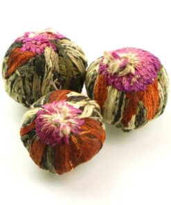 фото - связанній чай личи хризантем. 1шт. основа белій чай (Копировать)