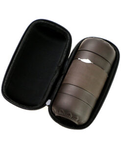 фото - Чайний дорожній сервіз Щастя, на 4 персони в кейсі, Ісинська глина