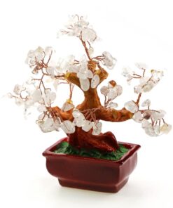 фото - Дерево счастья с камнями микс 5х17х16см