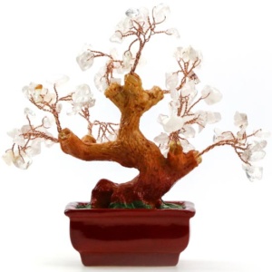 фото - Дерево счастья с камнями микс 5х17х16см