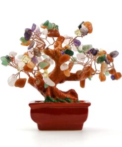 фото - Дерево счастья с камнями микс 5х17х16см