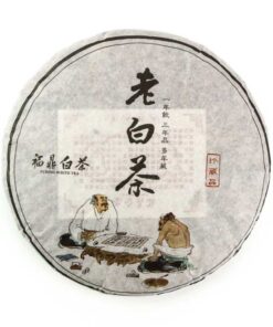 фото - Белый выдержанный чай Фудин блин 350г Производство 2008г