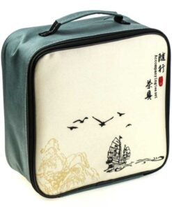 фото - дорожній сервиз с чабанью 4 пиалі Апельсин