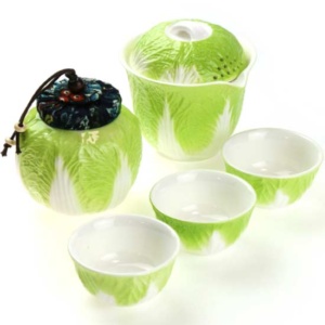 фото - сервиз Капуста в чемодане