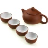 фото - сервиз глиняный 4 персоны красній