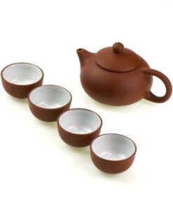 фото - сервиз глиняный 4 персоны красній