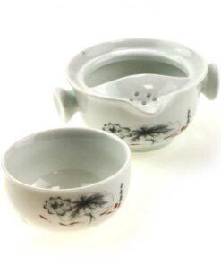 фото - Дорожный набор для заваривания чая, Гайвань Сиборидаси с пиалой