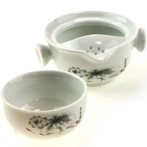 фото - Дорожный набор для заваривания чая, Гайвань Сиборидаси с пиалой