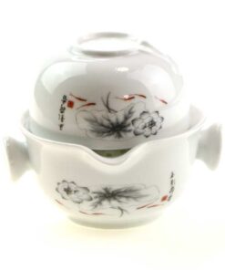 фото - Дорожный набор для заваривания чая, Гайвань Сиборидаси с пиалой