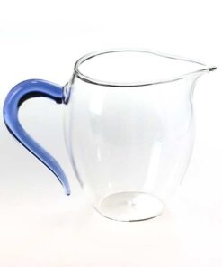 фото - Чахай Стеклянный с синей ручкой, объем 300 мл