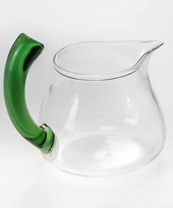 фото - Чахай Стеклянный для чайной церемонии, с зелегой ручкой, 400 мл