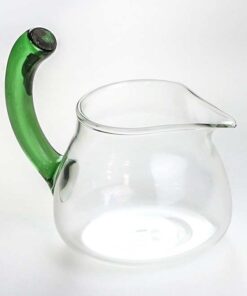 фото - Чахай Стеклянный для чайной церемонии, с зелегой ручкой, 400 мл