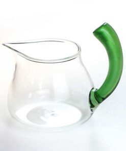 фото - Чахай Стеклянный для чайной церемонии, с зелегой ручкой, 400 мл