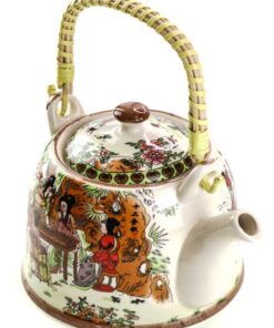 фото - чаник с ситечком 900 мл. Керамика