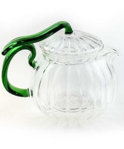 фото - чайник Роза 360 мл стекло с ситечком стеклянным