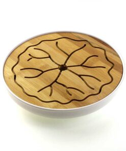 фото - чАБАНЬ КРУГЛИЙ  25.5х4.5 Бамбук, пластик