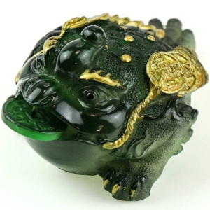 фото - ЧАЙНА ІГРАШКА ЖАБА БАГАТСТВА  МАЛА меняет цвет 11х8х6.5