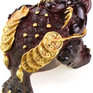 фото - ЧАЙНА ІГРАШКА ЖАБА БАГАТСТВА  МАЛА меняет цвет 11х8х6.5