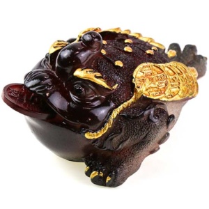 фото - ЧАЙНА ІГРАШКА ЖАБА БАГАТСТВА  МАЛА меняет цвет 11х8х6.5