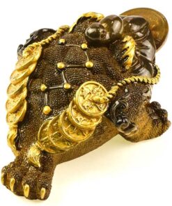 фото - ЧАЙНА ІГРАШКА ЖАБА БАГАТСТВА ЧЕРВОНА ВЕЛИКА 15х10х7.5 см