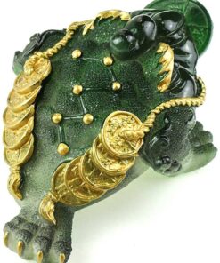 фото - ЧАЙНА ІГРАШКА ЖАБА БАГАТСТВА ЧЕРВОНА ВЕЛИКА 15х10х7.5 см