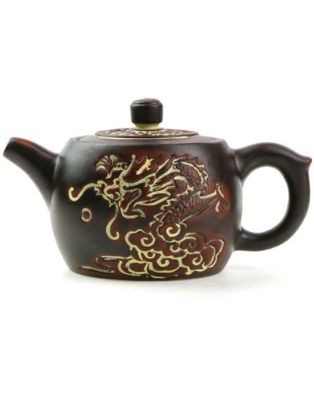 фото - Чайник заварочный , исинская глина,  дракон 350 мл