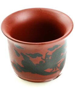 фото - пиала глиняная меняет цвет. с терморисунком