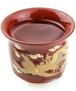 фото - пиала глиняная меняет цвет. с терморисунком