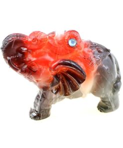 фото - Нефритовий слон із магічною кулею, чайна фігурка змінює колір, 11х4х8 см