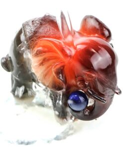 фото - слон меняет цвет. Зеленый