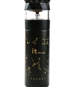 фото - Заварювальна колба термос з інфузером та кнопкою, термопляшка 350 мл