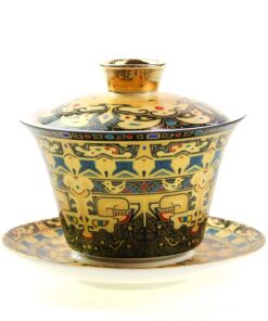 фото - Гайвань 140 – 150 мл с леветирующей крішкой фарфор