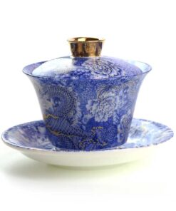 фото - Гайвань 140 – 150 мл с леветирующей крішкой фарфор