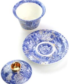 фото - Гайвань 140 – 150 мл с леветирующей крішкой фарфор