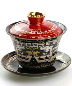 фото - Гайвань 140 – 150 мл с леветирующей крішкой фарфор