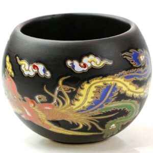 фото - Чайник Си Ши + 2 пиалі глина проявляется рисунок