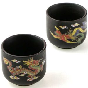 фото - Чайник Си Ши + 2 пиалі глина проявляется рисунок