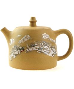 фото - чайник Де чжун исинская глина 500 мл водяной замок, печати мастера