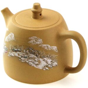 фото - чайник Де чжун исинская глина 500 мл водяной замок, печати мастера