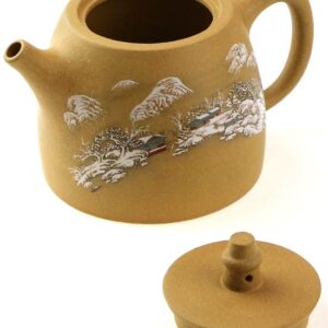 фото - чайник Де чжун исинская глина 500 мл водяной замок, печати мастера