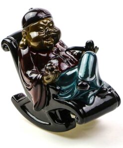 фото - фигурка меняет цвет Пузатый китаец 12х7х11. высота 11 см