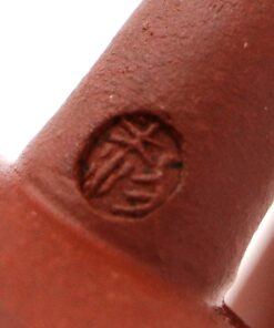 фото - чайник си ши плоский исинская глина 220 мл водяной замок, печати мастера