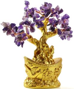 фото - Дерево Счастья с камнями Горный хрусталь