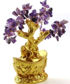 фото - Дерево Счастья с камнями Горный хрусталь