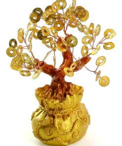 фото - Дерево Счастья с камнями Горный хрусталь