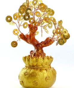 фото - Дерево Счастья с камнями Горный хрусталь