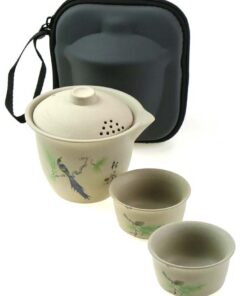 фото - дорожній сервіз гайвань 2 пиалі