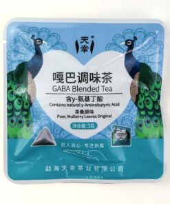 фото - пуэр габа с тутовым листом 3г в шелковом пакетике