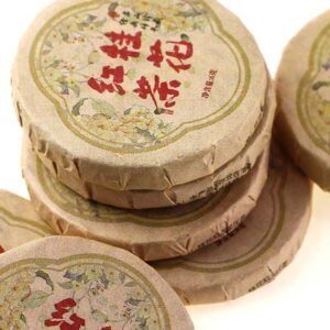 фото - чорний чай с камелией мини блинчик 8г