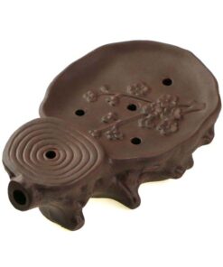 фото - Чабань Гілка сакури коричнева глина, чорна глина